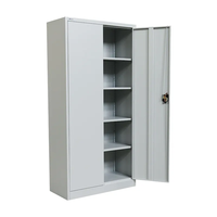 Archivador de Doble Puerta, Diseño Moderno de Fábrica, Archivador de Acero Multifuncional, Gabinete de Almacenamiento para Oficina y Escuela