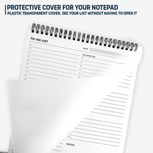 Carnet de notes Myway 2026 à spirale, 104 pages, format A5, <span class=keywords><strong>pour</strong></span> liste de tâches, écriture claire, agenda quotidien, couverture rigide, cadeau - Product Image 2