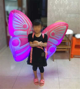 ปีกผีเสื้อเทียมเป่าลมพร้อมไฟ LED สำหรับแสดงบนเวที - Product Image 3