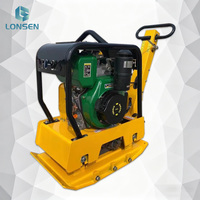 Compacteur à plaques industriel FPC220 essence/diesel pour la stabilisation des sols