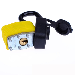 Candado <span class=keywords><strong>de</strong></span> acero <span class=keywords><strong>de</strong></span> alta <span class=keywords><strong>seguridad</strong></span>, impermeable, con cubierta <span class=keywords><strong>de</strong></span> plástico para almacén - Product Image 2