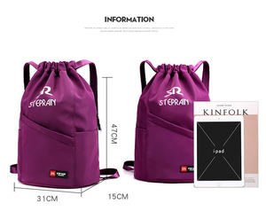 Supplier Custom Logo <b>Drawstring</b> <b>Backpack</b> Draw String Sports <b>Backpack</b> Promotional Bag Custom <b>Drawstring</b> Gym Bags School <b>Backpack</b> - Product Image 2