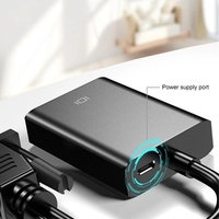 Full HD 1080P VGA para HDMI Adaptador convertidor Cable Salida de Audio chaqueta de PVC para PC portátil HDTV proyector Monitor combinación