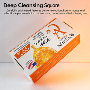 <span class=keywords><strong>Savon</strong></span> solide parfumé <span class=keywords><strong>au</strong></span> <span class=keywords><strong>citron</strong></span> infusé aux herbes et à la vitamine C, avec des <span class=keywords><strong>bienfaits</strong></span> hydratants, blanchissants et éclaircissants pour la peau - Product Image 4