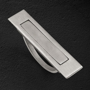 304 Stainless Steel Recessed Handle Rectangle Modern Minimalist Drawer Furniture Handle Storage Closet Use - Product Image 1
