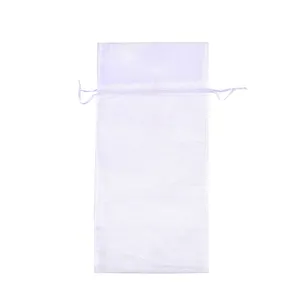 Bán buôn tùy chỉnh đa năng màu hồng Organza cá nhân Dây Kéo Túi nhỏ Pouch túi dây kéo