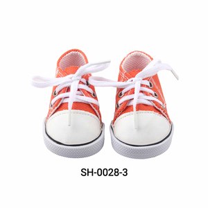 Zapatos de Lona para Muñecas Americanas de 18 Pulgadas, Suela de PVC a la Moda, Color Sólido, Mini Zapatillas para Muñecas de 18 Pulgadas, <span class=keywords><strong>Accesorios</strong></span> OEM ODM - Product Image 5