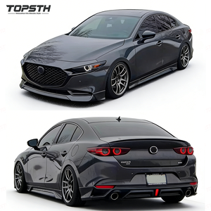 Para Mazda 3 Axela 2020+ Alerón Delantero, Faldones Laterales, Difusor Trasero, Molduras Exteriores de Plástico PP, Kit de Carrocería Estilo Deportivo, Accesorios - Product Image 1