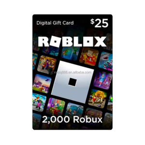 Tarjeta de Regalo <span class=keywords><strong>Roblox</strong></span> Personalizada Exclusiva, Plástica o Digital, de 200/400/800/1700/2000/2200/4500 <span class=keywords><strong>Robux</strong></span>, con Colores Variados - Product Image 4