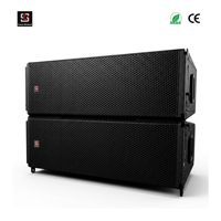 HDL 50-A Çift 12" Line Array Profesyonel Ses Sistemi 3 Yollu 143dB Aktif Pasif Sahne Hoparlörü Konser Ses Kiralama için