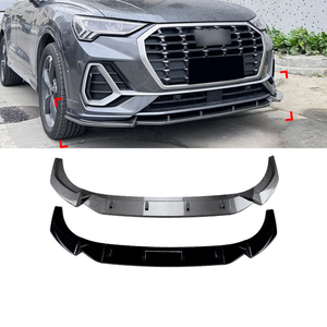 Lèvre de pare-chocs avant en ABS noir brillant pour <span class=keywords><strong>Audi</strong></span> Q3 F3 <span class=keywords><strong>S</strong></span>-Line 2019+ Kits de carrosserie - Product Image 1
