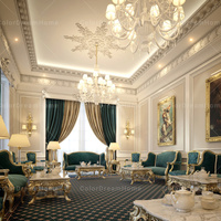 Canapé Majlis de luxe en bois massif ensemble de canapés vert foncé meubles Majlis canapé Majlis de style arabe saoudien classique
