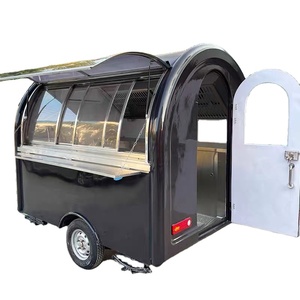Remolque de Comida Rápida de Acero Inoxidable, Cocina Móvil para Café, Helados, Hamburguesas, BBQ, Dulces, Papas Fritas, Camión de Catering - Product Image 1