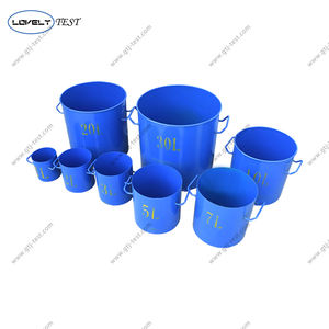Baril de mesure de la perméabilité du béton 5L avec couvercle, volume du cylindre en litres 185*200 186*186, testeur de densité apparente - Product Image 3