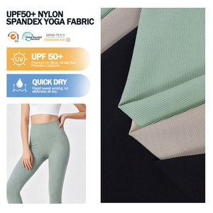 Tissu de yoga en nylon et élasthanne haute performance UPF50+ anti-UV, extensible, pour la production de vêtements d'extérieur - Product Image 1