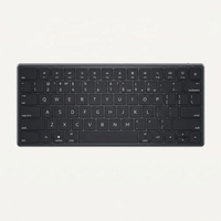 Nouveau clavier sans fil rétroéclairé ultra-fin USB Type-C double mode 2.4G BT pour ordinateur portable, 104 touches pleine taille, en aluminium de qualité supérieure