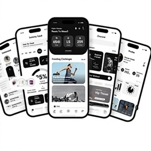 Aplicación Móvil de Seguimiento de Actividad Física para Mac, Seguimiento de Entrenamientos por Internet, Pasos, Calorías, Frecuencia Cardíaca, Metas, Progreso, Mantente Saludable y Motivado - Product Image 1