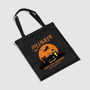 DLBZ Wholesale Easy Carry Large Reusable Promotional Custom Rope <b>Tote</b> <b>Bag</b> for Halloween - Product Image 2