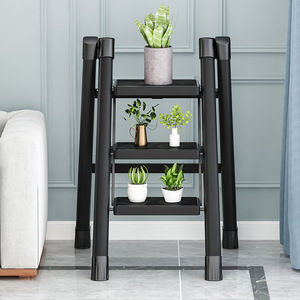Scala di Sicurezza Pieghevole in Acciaio Portatile da 2-6 Gradini, Certificata CE, Capacità 800kg, Sgabello Multifunzione Moderno per Casa e <span class=keywords><strong>Cucina</strong></span> - Product Image 6