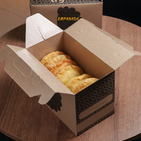Emballage en papier kraft recyclé écologique sur mesure pour sushis, donuts, cupcakes et plus - Boîte à lunch personnalisable pour plats à emporter