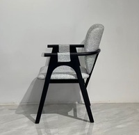 Chaise de salle à manger en bois de chêne massif, faite à la main, écologique et moderne, pour la maison, le bureau, l'hôtel