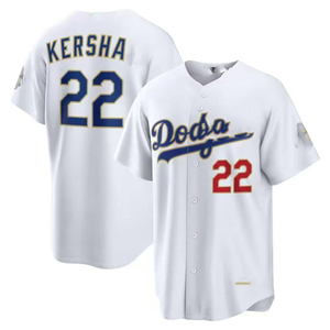 <span class=keywords><strong>Maillot</strong></span> de <span class=keywords><strong>baseball</strong></span> sur mesure haut de gamme style Los Angeles pour hommes # 17 # 5 # 22 uniformes des <span class=keywords><strong>Dodgers</strong></span> brodés, respirants, en polyester - Product Image 5