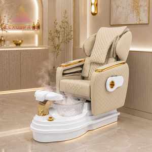 Fauteuil de pédicure spa, capacité 500 lbs+, fonction vapeur sans tuyau, luxe avancé pour usage commercial en salon - Product Image 2