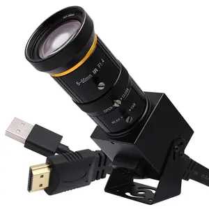 ELP USB3.0 카메라 CS 5-50mm 10x 줌 카메라 고속 H.264 Mjpeg 4K 60FPS 및 YUY2 1080p 60FPS 웹캠 USB HDMI 듀얼 출력