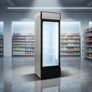 Refrigerador Exhibidor de Bebidas Enfriado por Estática LC-400 para Supermercados, Vitrina Refrigerada para Tiendas - Product Image 1