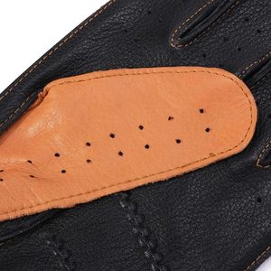 Gants en cuir véritable pour hommes, à doigts entiers, pour la conduite, la moto, les voyages, les activités de plein air, gants légers très vendus - Product Image 5