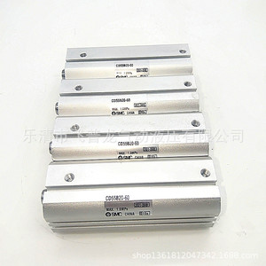 กระบอกลมบาง SMC รุ่น CD55B20 ขนาด 60 มม. กระบอกลมมาตรฐานอะลูมิเนียม - Product Image 1