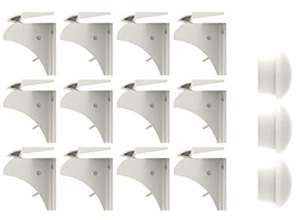 Prodotti per la sicurezza del bambino adesivo con serratura magnetica-serrature per cassettiera di sicurezza per bambini-10 pz/pacco 2 chiavi - Product Image 2