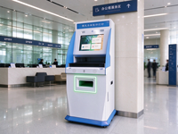Terminal de libre-service pour l'impression et la copie, numérisation de documents A4 et impression de cartes d'embarquement