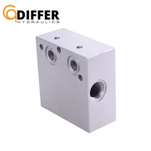 Vanne hydraulique en acier et aluminium, bloc de verre en mosaïque, débardeur hydraulique, nano bloc NG6 - Product Image 5