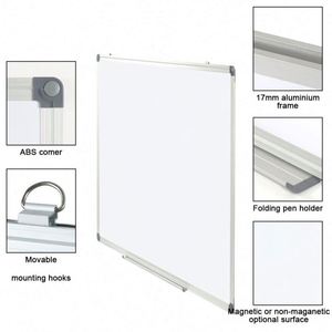 Pizarra Blanca de Borrado en Seco, Transparente, para Escritorio, Mini Caballete de Escritorio, Pizarra Blanca Pequeña para Escritorio - Product Image 1