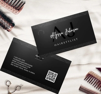 Cartes de visite personnalisées, cartes de remerciement, codes QR, étiquettes en papier pour marques de vêtements, extensions de cils, impression de logo