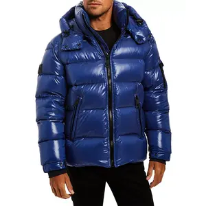 Benutzer definierte übergroße ultraleichte Feder Winter Männer Kleidung Casual Winter Warm Wasserdichte Daunen Puffer Jacke Für Männer