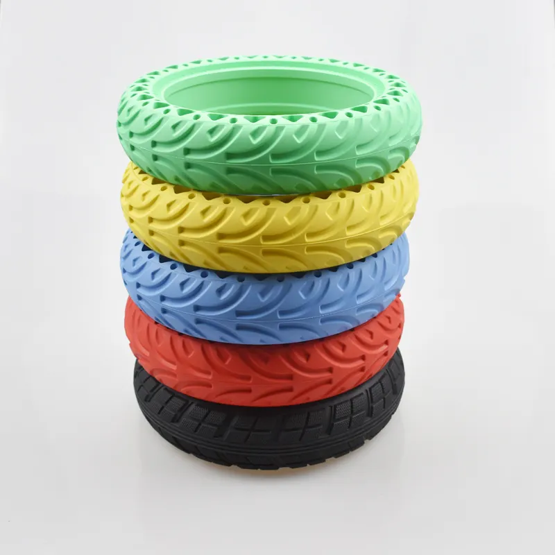 Mobility Scooter Colorful Solid Tire M365 Spare Parts Solid Tire for Scooter