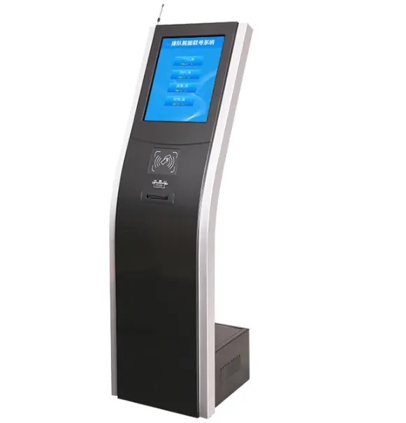 Nuovo prodotto macchina a pagamento schermo Touch Display LCD Self Service ordine pagamento in contanti chiosco coda sistema di chiamata