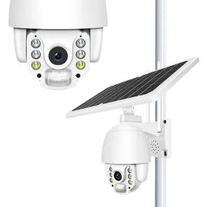 I più venduti Solar Wireless Smart IP Wifi PIR Home 4G CCTV telecamera di rete di sicurezza Video di sorveglianza