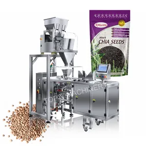 Máquina automática de embalagem de sementes de girassol e abóbora e canola com zíper