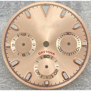 Esfera de Reloj Cronógrafo Multifunción Luminosa Verde de 29.5mm, Piezas Modificadas para Movimiento de Cuarzo VK63 - Product Image 3