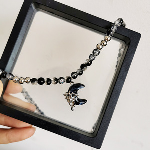 Collana con Ciondolo a Forma di Stella e Luna in Stile Spicy Girl, Accessori di Gioielleria Femminile alla Moda - Product Image 2