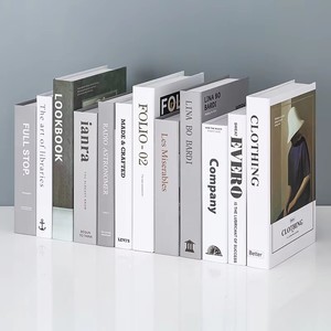 Meja Kopi Hias Simulasi Kustom untuk Dekorasi Ruang Tamu Rumah, Buku Sampul Keras, Percetakan Buku Papan untuk Dekorasi - Product Image 4