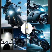 Ampoule de phare haute luminosité H4 12-80V, faisceau lointain pour scooter, tricycle, ampoule H4 BA20D, phare LED de voiture