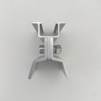 Support de fixation pour panneau solaire anodisé, fixation de module photovoltaïque sur toit métallique, résistance au vent 60 m/s, résistance à la neige 1,4 KN/m²