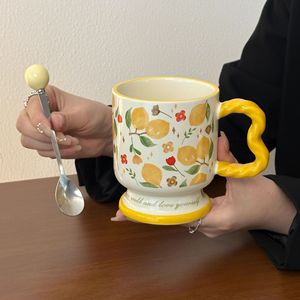 High-quality Appearance Birthday Gifts Girlish Water <b>Cups</b> <b>Ceramic</b> Mugs Practical Office Breakfast Coffee <b>Cups</b> - Product Image 5