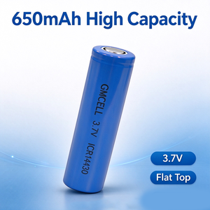 Batterie Li-ion personnalisée ICR14430 3.7V 650mAh, cellule au lithium 14500 AA pour applications OEM - Product Image 4