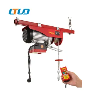 Lift Portable Crane Small Electric Hoist With Wireless Remote For Construction