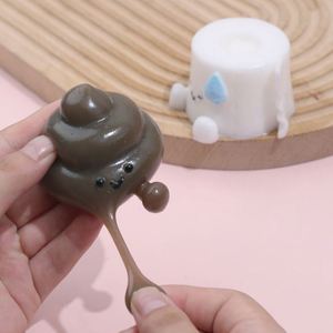 Factory Fun Stress Relief <b>Squishy</b> Toys for 5-7 Year Old Children Poop Toilet Paper Design; for Parties and Gifts - Product Image 4